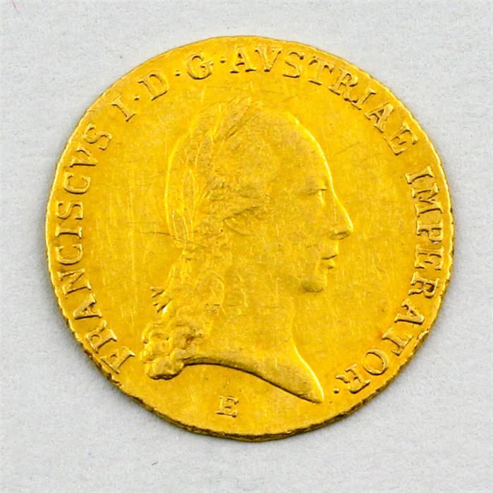 Goldmünze, Franz I, Dukat, 1823 E.