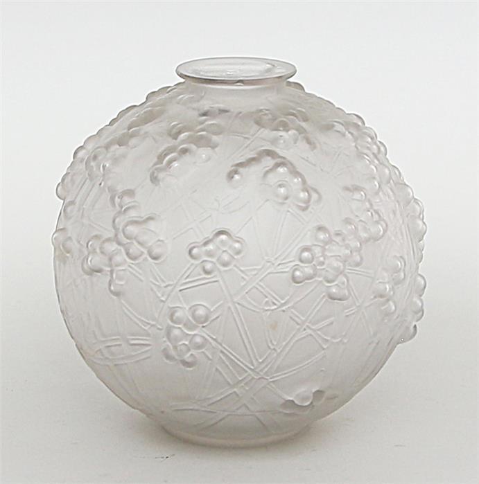 Art Deco-Vase "Druide", Lalique.