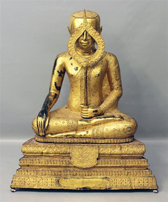 Große Skulptur des Phra Malai.