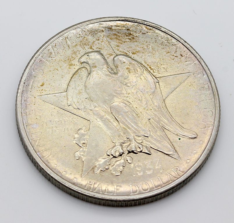 USA, Republik, 1/2$ 1934 Philadelphia, Texas Centennial.