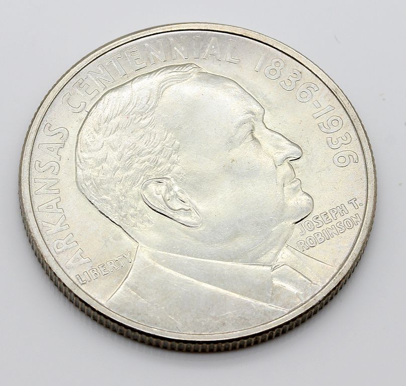 USA, Republik, 1/2$ 1936 Philadelphia, Arkansas Centennial.