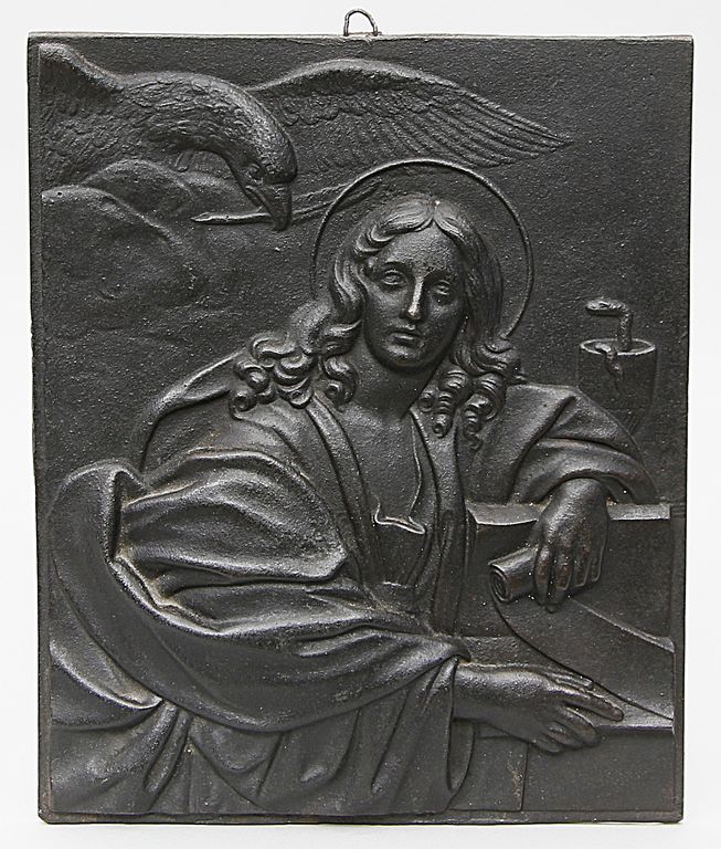 Reliefplatte "Johannes der Evangelist",