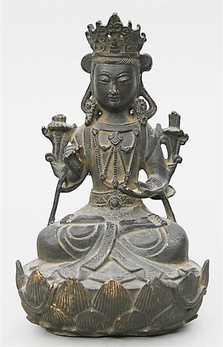 Skulptur "Bodhisattva Guanyin", Ming-Zeit.