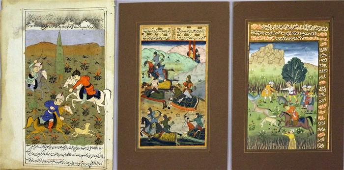 33 indo-persische Buchseiten (19. Jh.)