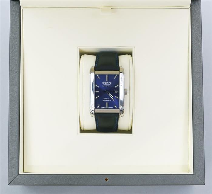 Limitierter Herrenchronometer "STAHL 1 Grönemeyer", Wempe/Glashütte.