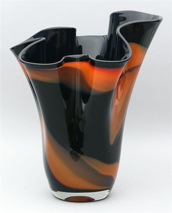 Große Fazzoletto-Vase, Gino Cenedese.