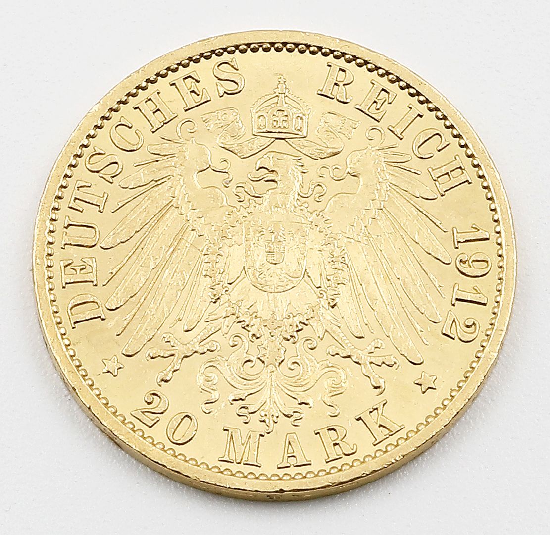 Preußen, Wilhelm II., 20 Mark 1912 A.