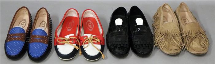 8 Paar Schuhe, Tod's.